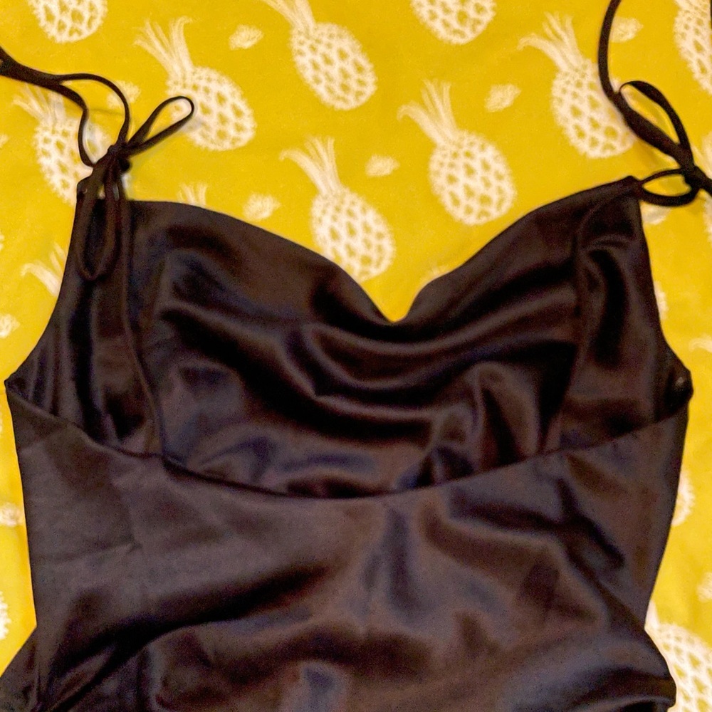 Drawstring Ruched Camisole Prom Dress - Picture 2 of 6